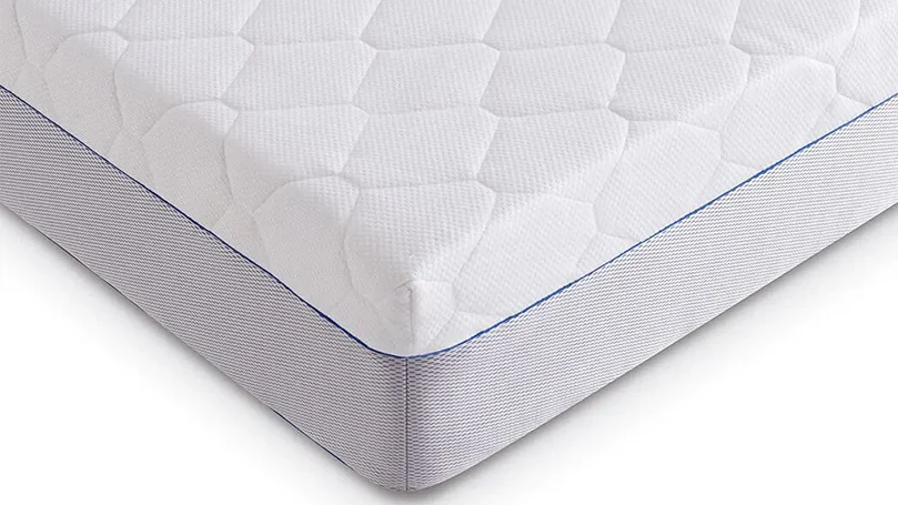 Un'immagine ravvicinata del materasso Dormeo Wellsleep Hybrid.