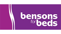 un piccolo logo del marchio Bensons for Beds