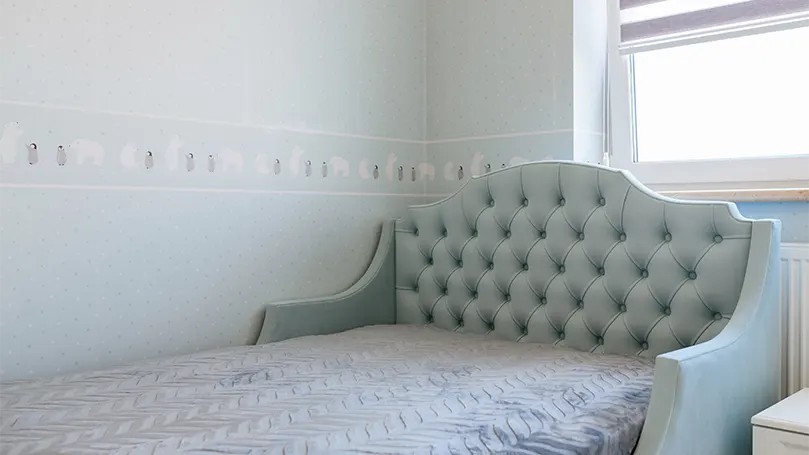 An image of a customized headboard.