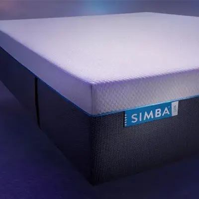 Un angolo del materasso Simba Hybrid Luxe.