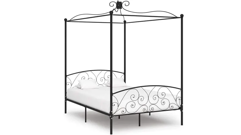 Un'immagine di vidaXL Canopy Bed Frame.