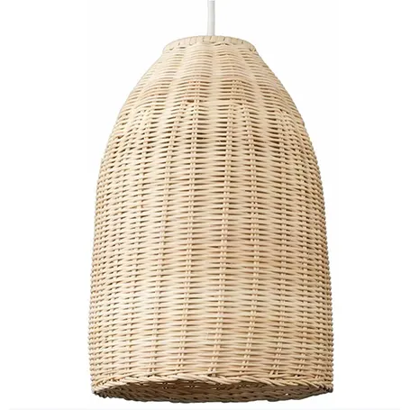 rattan-cestino-pendente-da-soffitto-ombra chiara-in-finitura-vimini-naturale