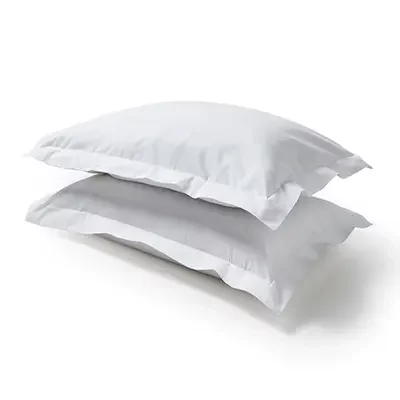 Product image of The Fine Bedding 200 Thread Count Classic 100% BCI Cotton Pair of Pillowcases.